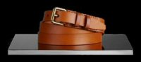 Burberry Fine Smooth Leather Belt